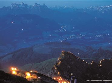 Berge in Flammen