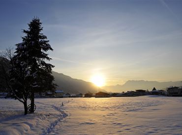 Sonnenuntergang im Inntal
